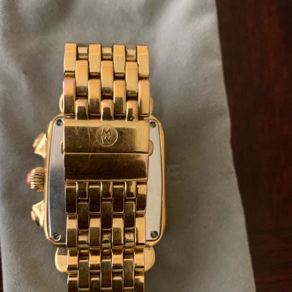 Michele Deco Gold Watch - Picture 5 of 7